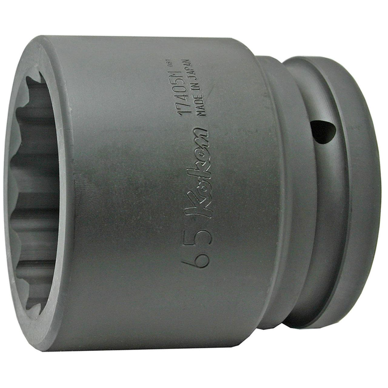 Ko-ken 17405M-65 1.1/2 Sq. Dr. Socket  65mm 12 point Length 95mm Supply