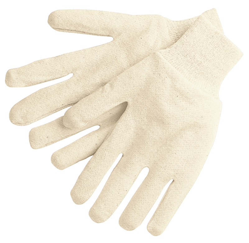 Memphis KB518002I Natural 8 Ounce Jersey Gloves – Reversible Pattern – Knit Wrist – Size Small on Sale