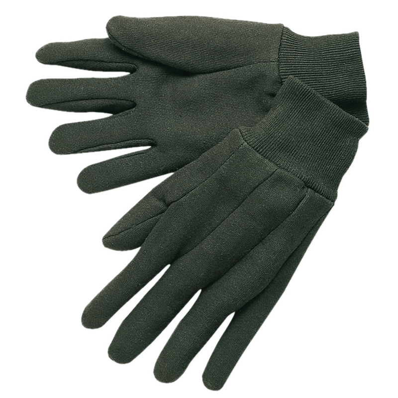 Memphis KB51BJ Brown Jersey Gloves – Clute Pattern with Knit Wrist – Cotton/Polyester Blend – Size Large Online Hot Sale