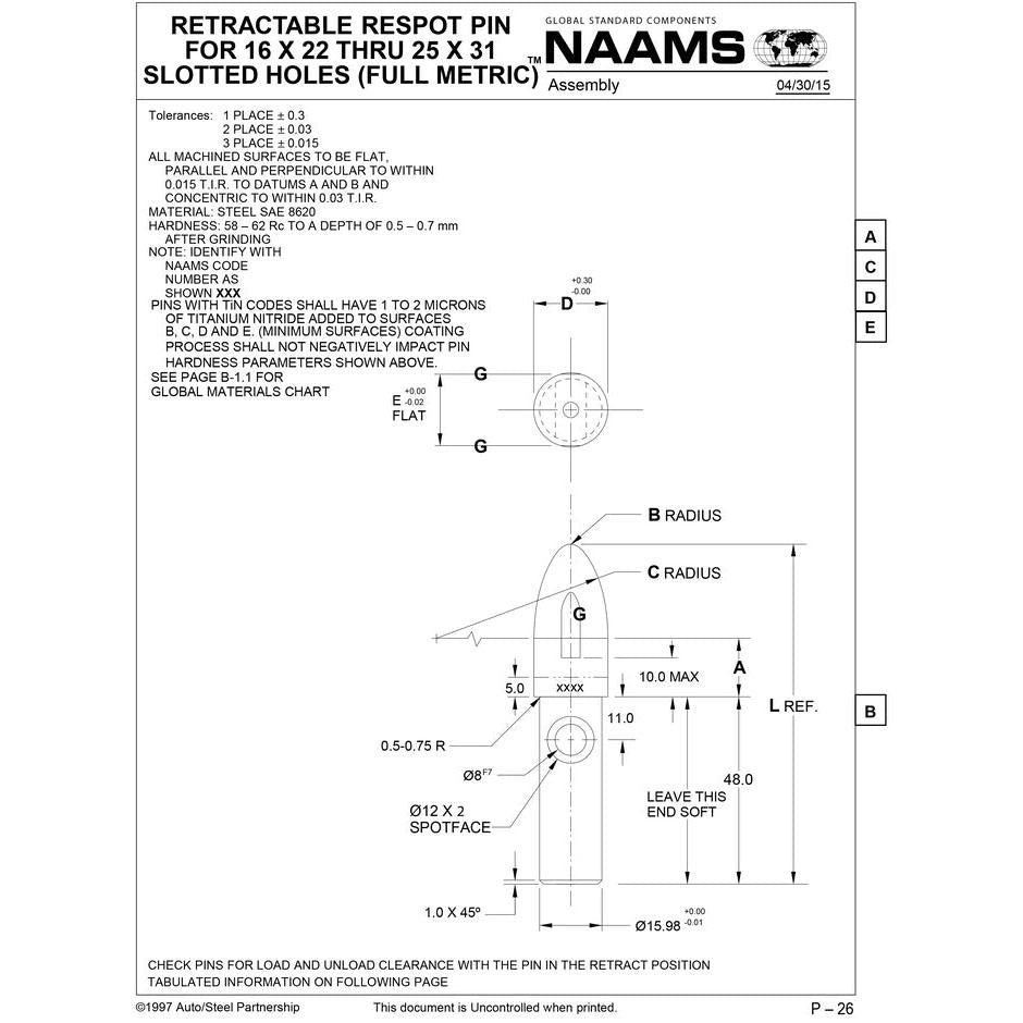 NAAMS Respot Pin ARE259R on Sale