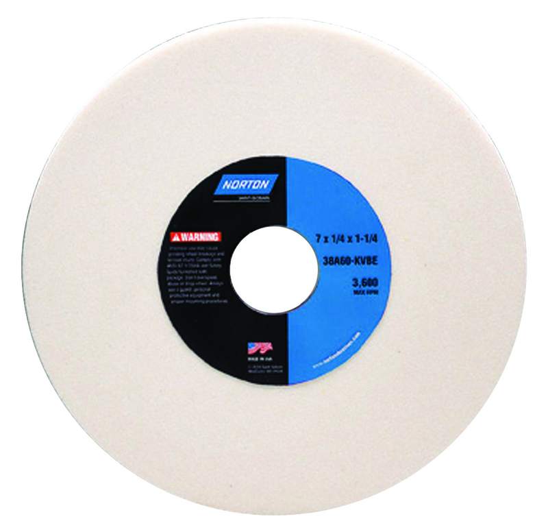 Norton Abrasives MH60070041026 7 x 1/2 x 1-1/4″ – Aluminum Oxide (38A) / 46J Type 1 – Surface Grinding Wheel Discount