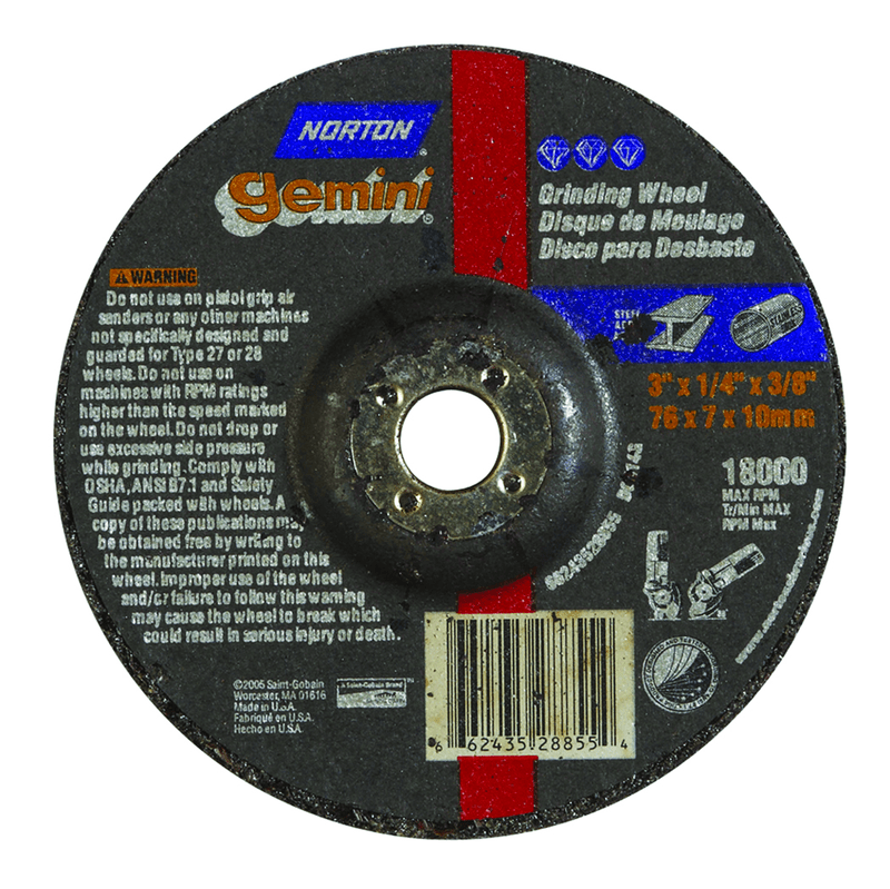 Norton Abrasives MH60070040098 7 x 1/4 x 7/8″ – Aluminum Oxide Gemini – Depressed Center Wheel Online