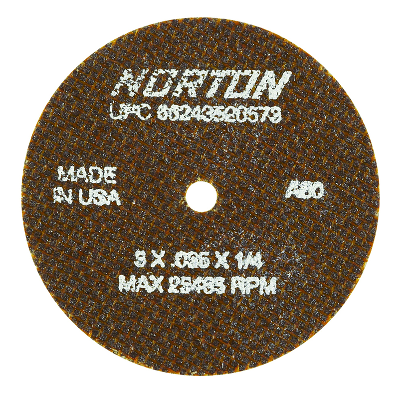 Norton Abrasives MH60080042979 8 x .035 x 5/8" OBNA2 Reinf Toolroom Cut-Off Wheel A 60 O BNA2 Type 01/41 Supply