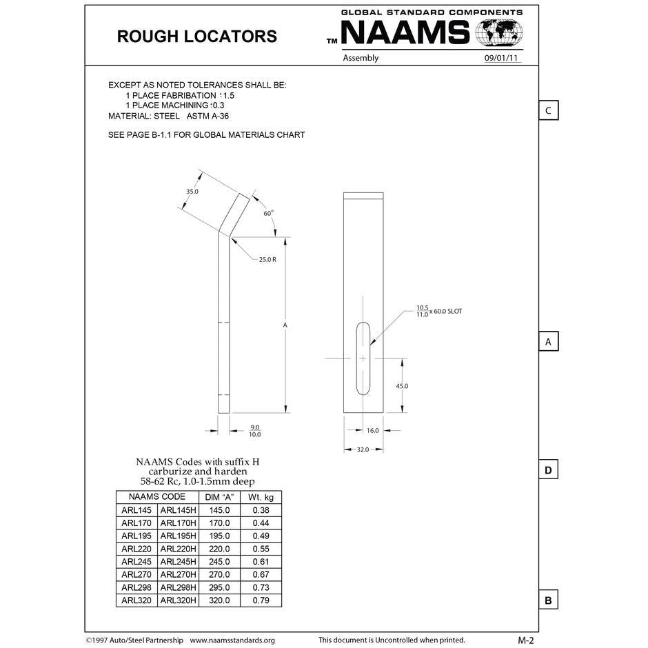 NAAMS Rough Locator ARL270 I-Shape Discount