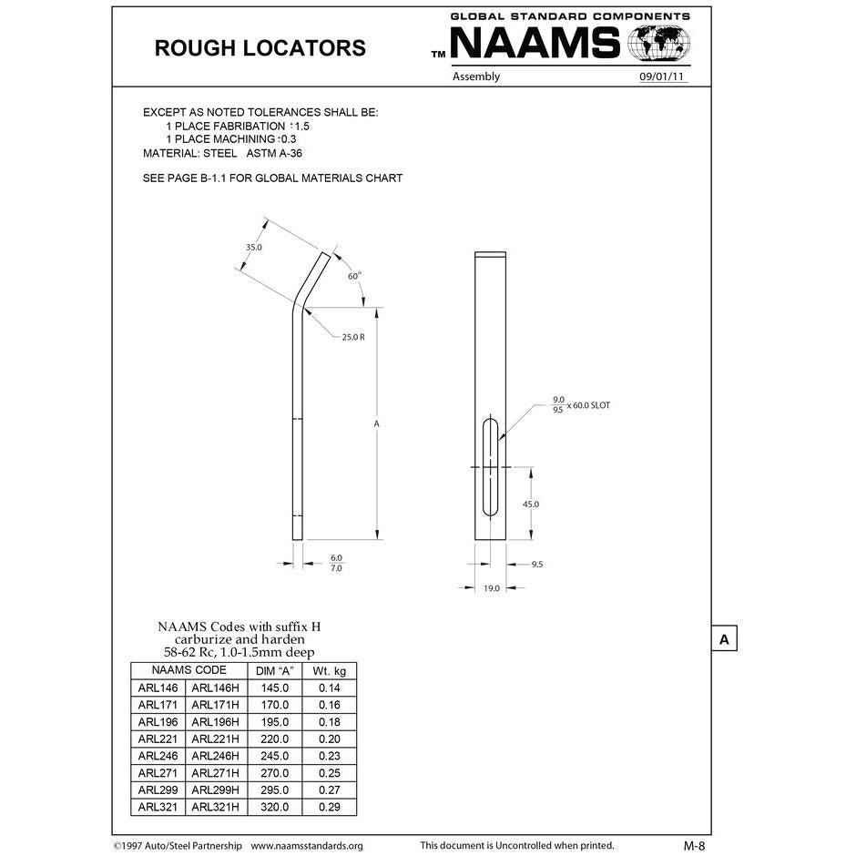 NAAMS Rough Locator ARL271 I-Shape on Sale