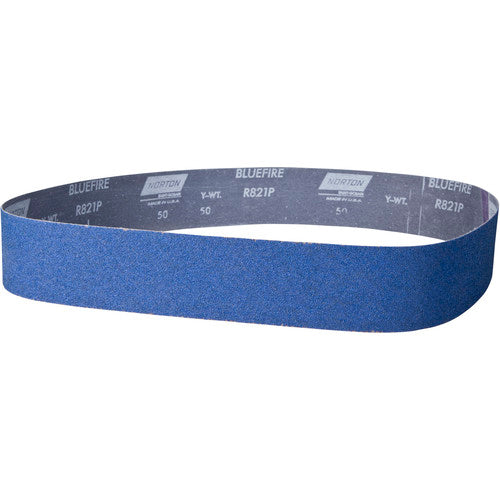 Norton Abrasives MH61B0227103 2 x 48" BlueFire Cloth Narrow Benchstand Belt 36 Grit R821P Zirconia Alumina on Sale