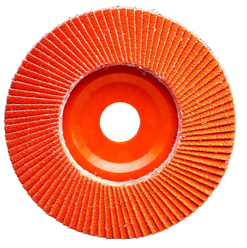 Norton Abrasives MH61FD0400259 4-1/2" x 1/4" x 5/8" SG Blaze R980P Flap Disc Type 27 Flat 80 Grit Fashion
