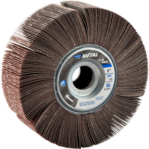 Norton Abrasives MH61FW0602694 6" x 2" x 1" Metalite R265 Flap Wheel 120 Grit Aluminum Oxide Online