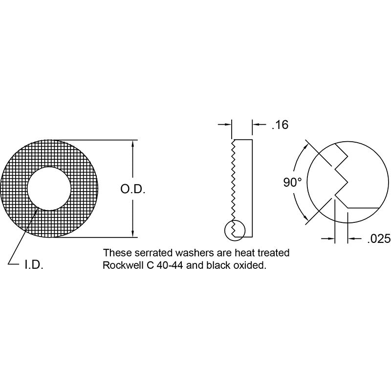 NAAMS Serrated Washer DSCS001-E160 Online now