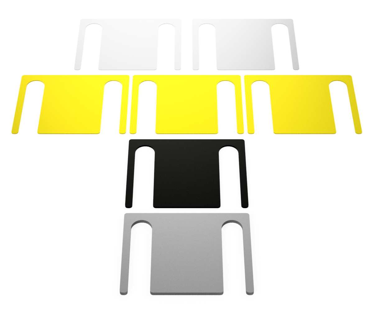 NAAMS Shims 2-Slot ASH6-KIT 7-Piece DSCH045-M507 Sale