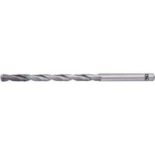 OSG USA, Inc. TP34653028712 7.3 mm Dia. ?8 mm Shank ?100 mm Flute Length ?155 mm OAL, 10xD, EgiAs, 2 Flute, Solid Carbide Drill 653028712 Discount