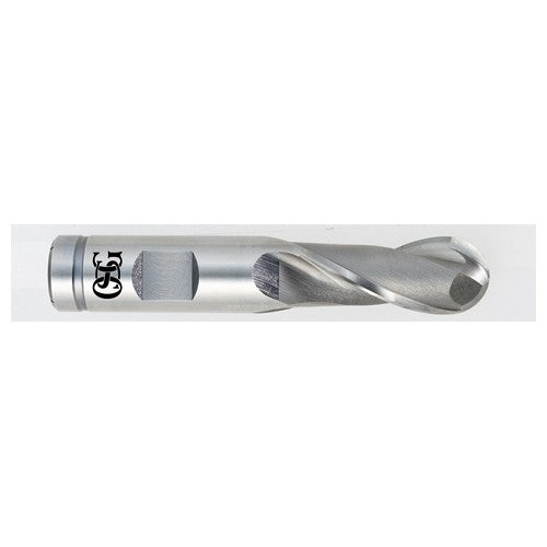 OSG USA, Inc. TP365210300 1/4 Dia. ?3/8 Shank ?5/8 DOC ?2-7/16 OAL, HSSCo Bright, 2 Flute, Round, External , Ballnose End Mill Fashion