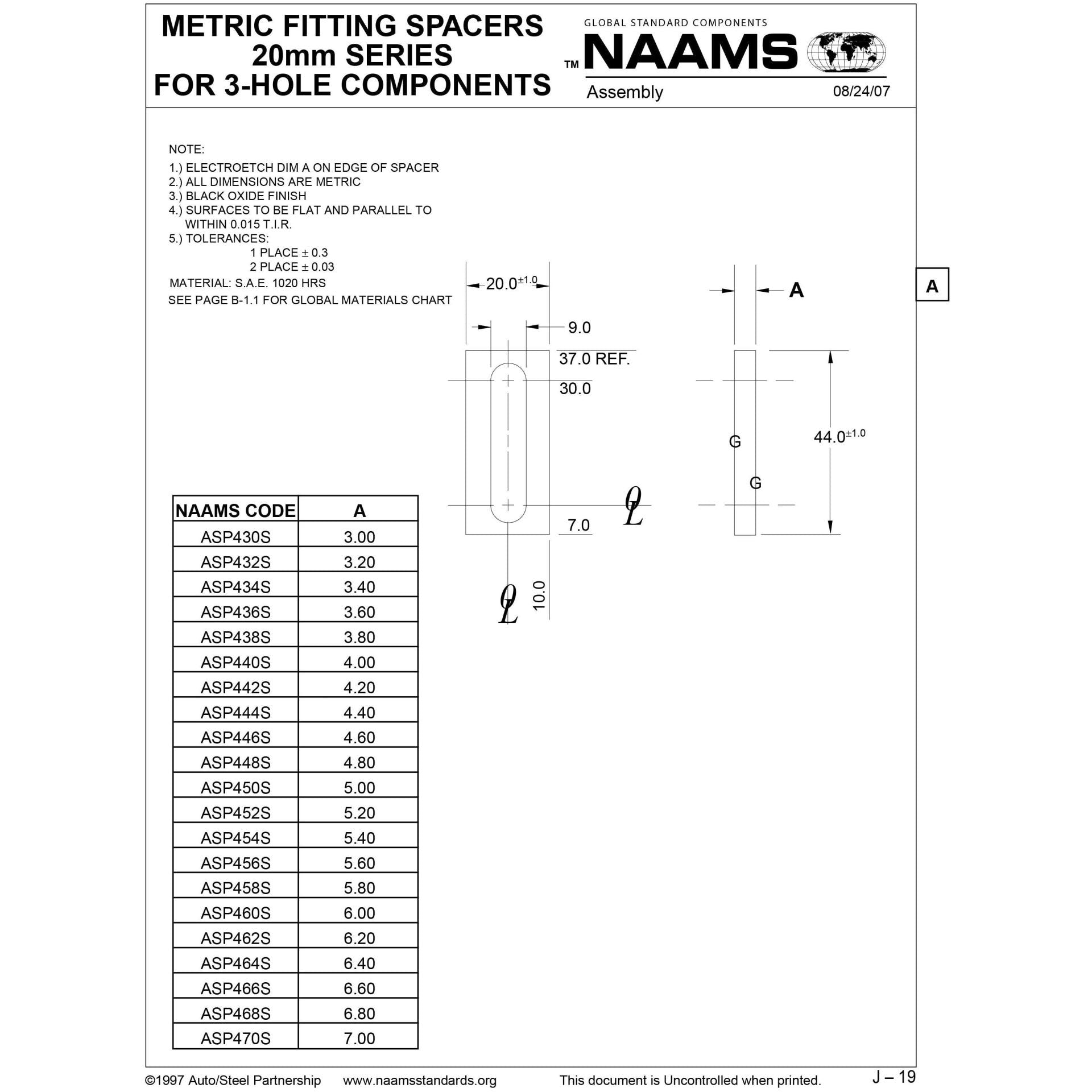 NAAMS Spacer ASP470S Online Hot Sale