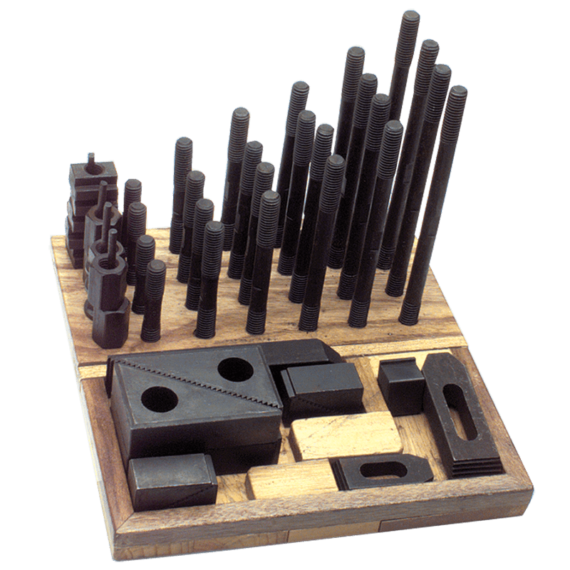 National SG60NS625SS Machinist Clamping Set – Model NS625SS; 1/2"-13 Stud Size; 1/2" T-Slot Size Hot on Sale