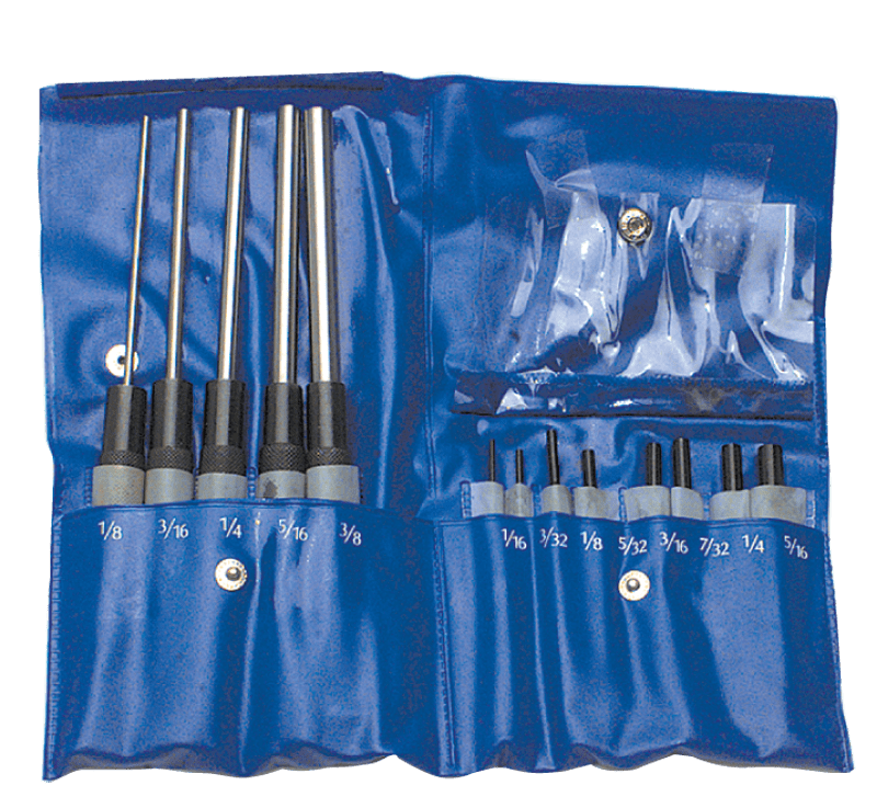 National KS60HMC013 13 Pieces Regular & Long Drive Pin Punch Set – Model HMC-013; 1/16" to 3/8" Diameter Online Sale