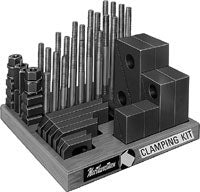 NORTHWESTERN TOOLS 11120 Clamping Kits / All Steel Blocks and Clamps: 3/4-10 Stud Size, 1-1/16 Table Slot Online now