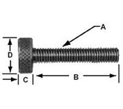 NORTHWESTERN TOOLS 20004 Knurled Head Screws; Net Lbs. Per 100: 13 Discount