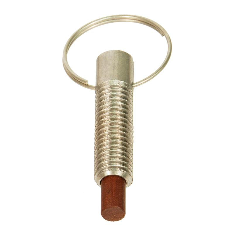 NORTHWESTERN TOOLS 33796 Hand Retractable Plungers – Pull Ring – Standard Length – Locking Plungers – Phenolic Nose – Stainless Steel Online Hot Sale
