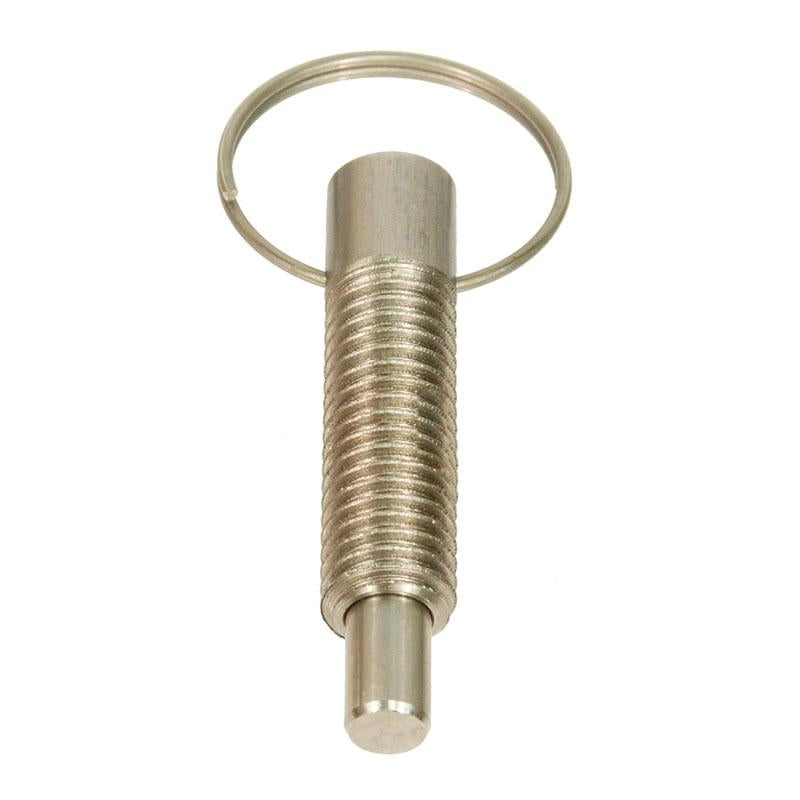 NORTHWESTERN TOOLS 33774 Hand Retractable Plungers – Pull Ring – Standard Length – Locking Plungers – Stainless Steel, End Force: 2.0 Initial x 4.0 Full Supply