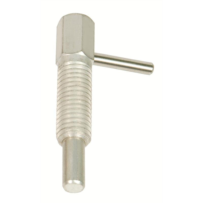 NORTHWESTERN TOOLS 33974 Hand Retractable Plungers – Long Reach – Standard Length – Locking Plungers – Stainless Steel, End Force: 0.75 Initial x 3.75 Full Sale